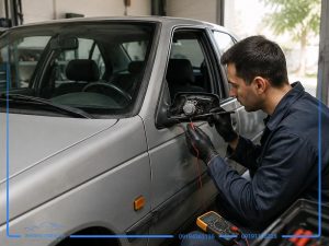 تعمیر آینه برقی پژو پارس